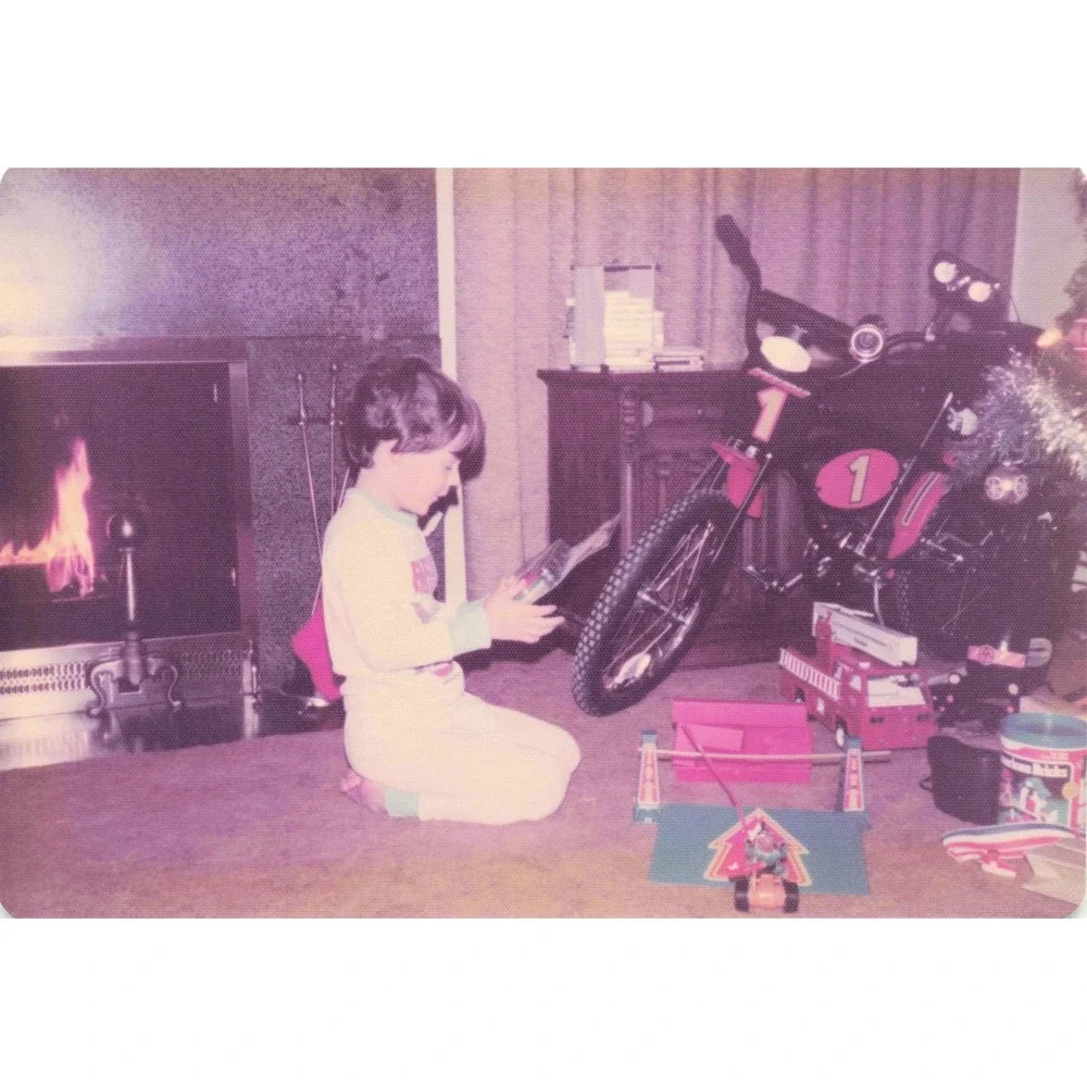 Vintage 1970s Christmas Family Home Photos Lot of 16 Fireplace Tree Toys - Picture 16 of 16